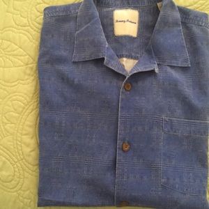 Tommy Bahama size M silk short sleeves shirt